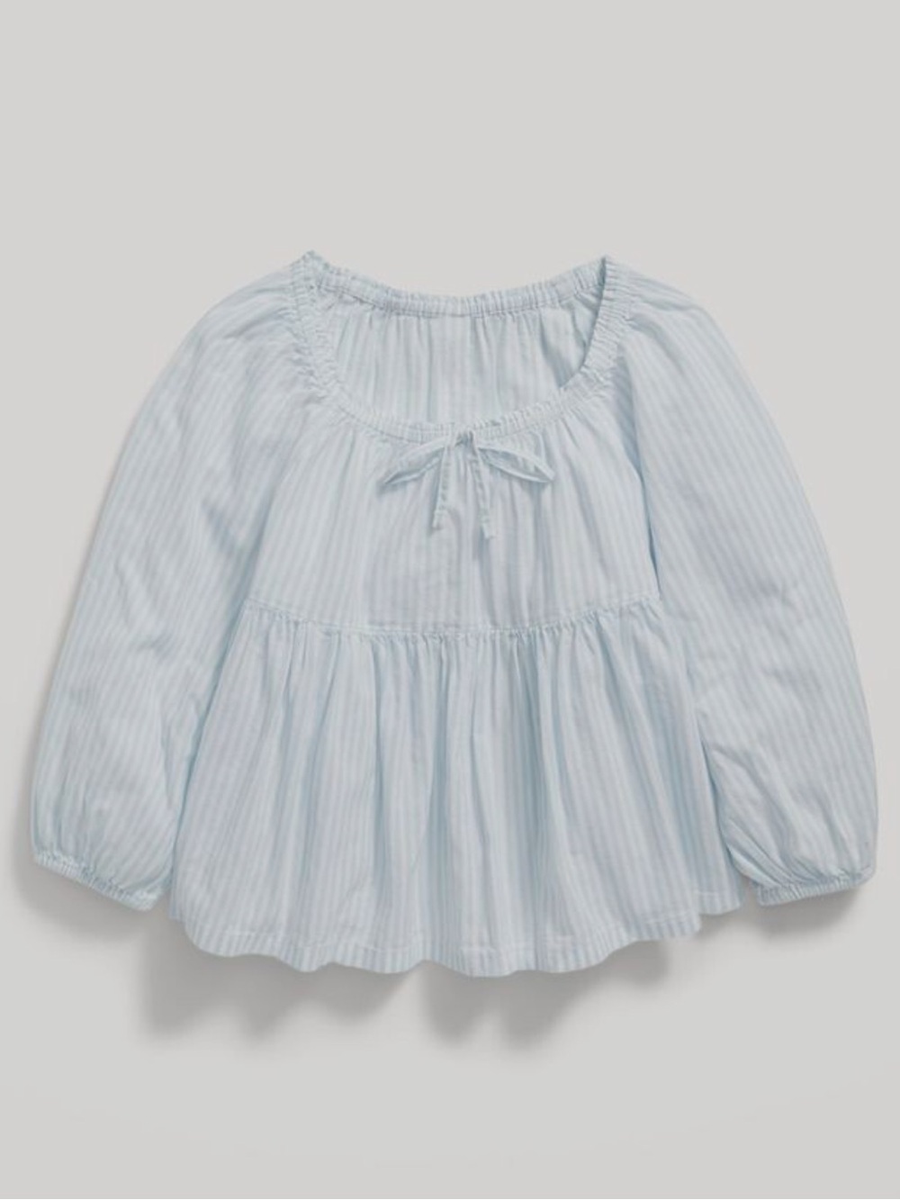 Old Navy Girls Striped Casual Peasant Top Size XL 14/16